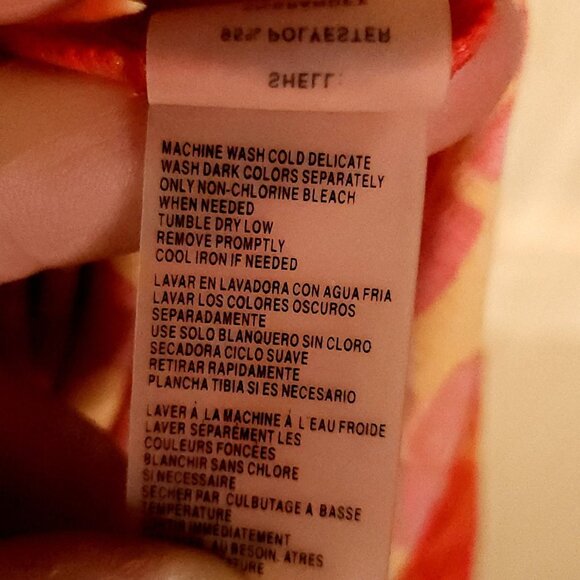 Guess Womens Orange Pink Sleeveless Sheath Dress 4 - Picture 6 of 6